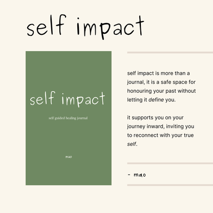 self impact: self guided healing journal